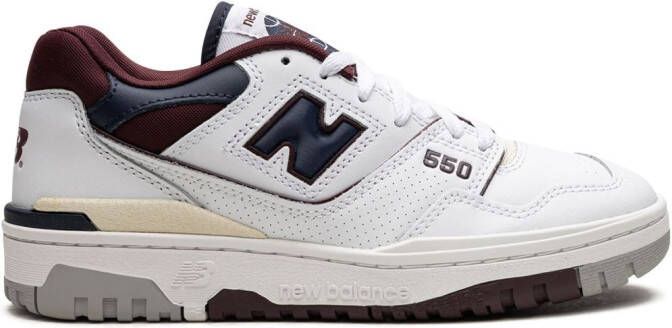 New Balance "550 Burgundy sneakers" Wit