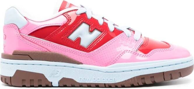 New Balance 550 sneakers met contrast Rood