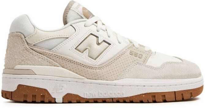 New Balance 550 leren sneakers met vlakken Beige