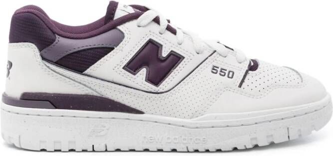New Balance 550 leren sneakers met vlakken Beige