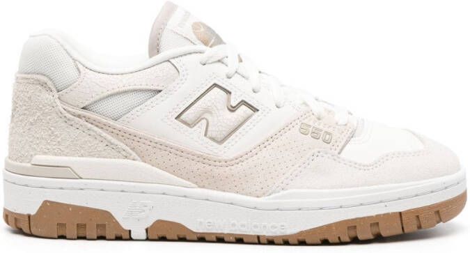 New Balance 550 leren sneakers met vlakken Beige