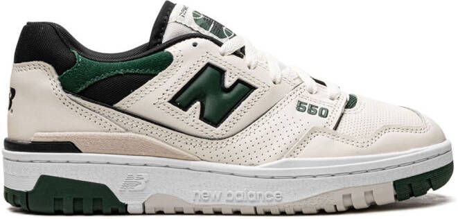 New Balance "550 Sea Salt Pine Green sneakers" Wit