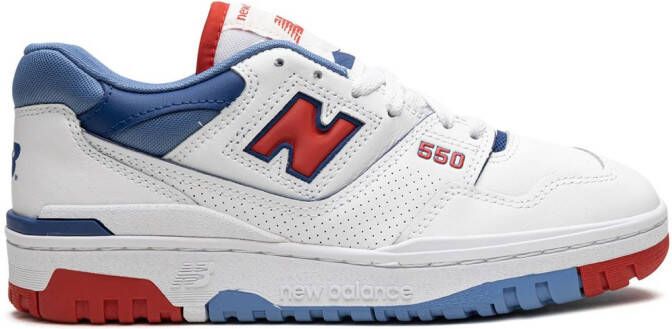 New Balance "550 White Red Blue sneakers" Wit