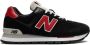 New Balance "574 Black Red sneakers" Zwart - Thumbnail 1