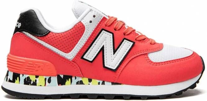 New Balance 574 low-top sneakers Roze