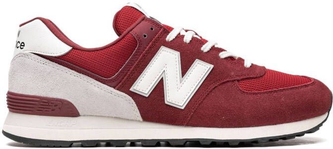 New Balance "574 Red White sneakers" Rood