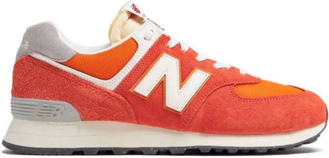 New Balance 574 sneakers met colourblocking Oranje