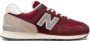 New Balance 574 suède sneakers Rood - Thumbnail 1