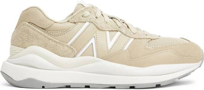 New Balance 550 logo-embossed low-top leather sneakers Wit