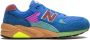 New Balance "580 OG Blue Bright Lapis Washed Burgundy suède sneakers" Blauw - Thumbnail 1