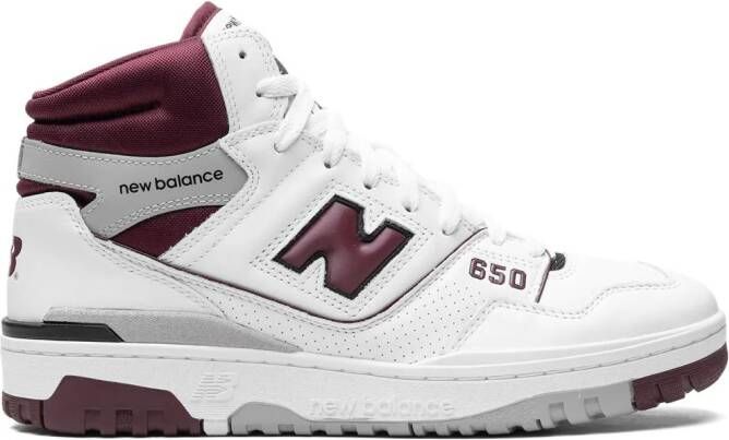 New Balance 650 high-top sneakers Wit