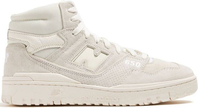 New Balance 650 high-top sneakers Beige