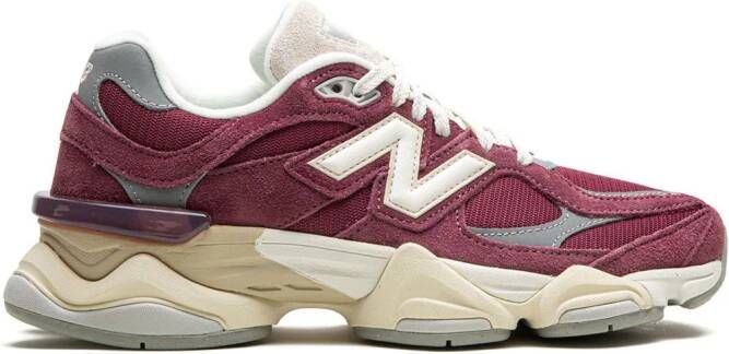 New Balance 9060 suède sneakers Rood