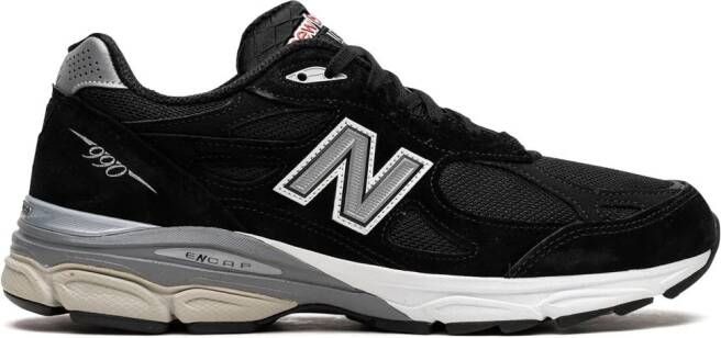 New Balance 990V3 leren sneakers Zwart