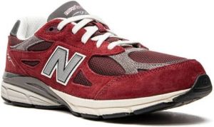 New Balance Kids 990v3 low-top sneakers Rood