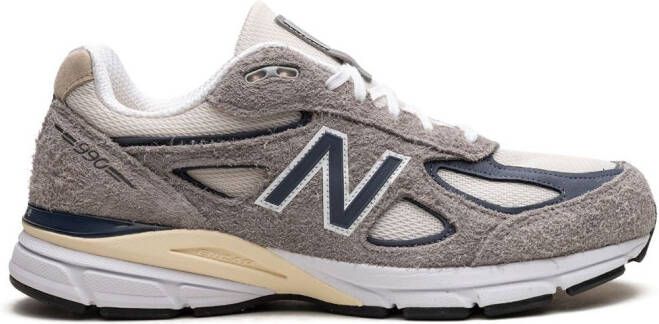 New Balance 990v4 "Made In USA Grey Navy" sneakers Grijs