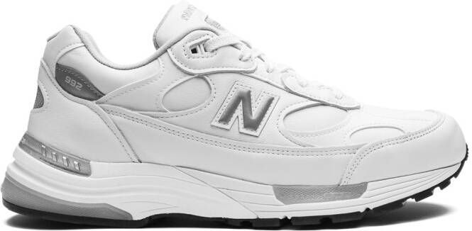 New Balance "992 MiUSA White Silver sneakers" Wit
