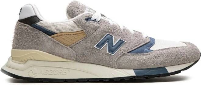 New Balance "998 Made in USA Grey Navy sneakers" Grijs