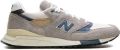 New Balance "998 Made in USA Grey Navy sneakers" Grijs - Grijs