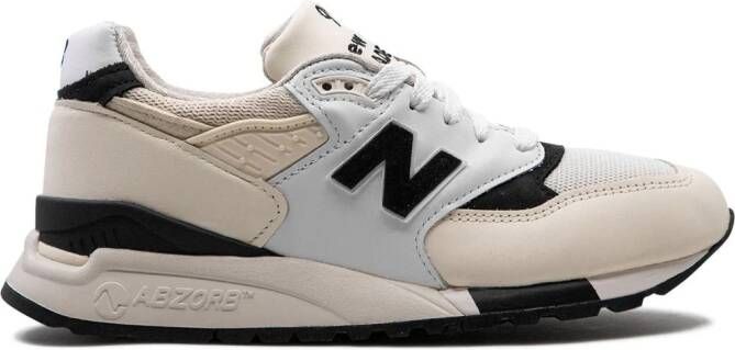 New Balance 998 Made in USA "White Black" sneakers Wit