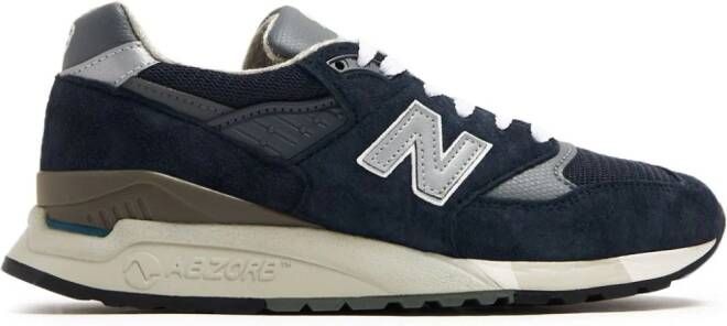New Balance 998 sneakers met logopatch Blauw
