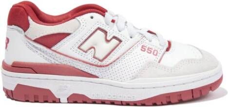 New Balance Kids 550 leren sneakers Wit