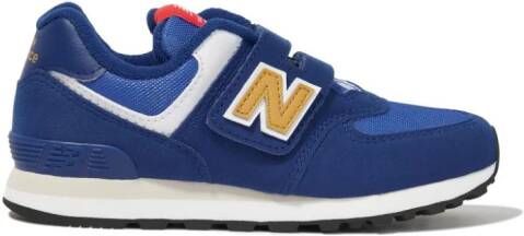 New Balance Kids 574 sneakers met colourblocking Blauw