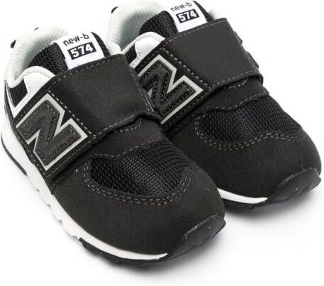 New Balance Kids 574 sneakers met klittenband Zwart