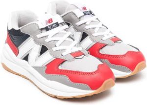 New Balance Kids 57 40 Bungee sneakers met colourblocking Grijs