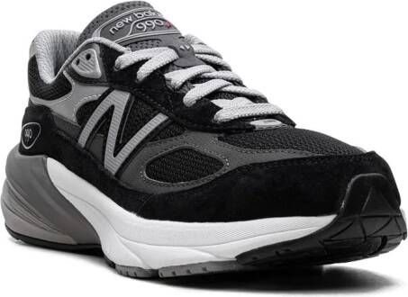 New Balance Kids 990v6 "Black Silver" sneakers Zwart