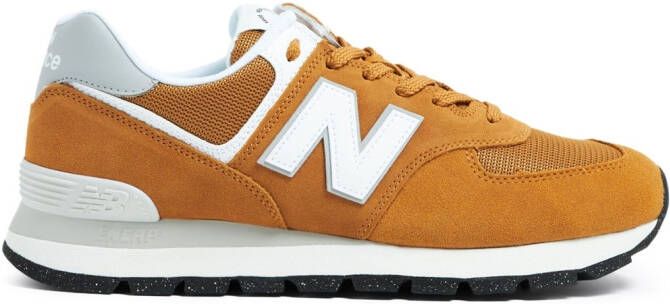 New Balance 550 logo-embossed low-top leather sneakers Wit