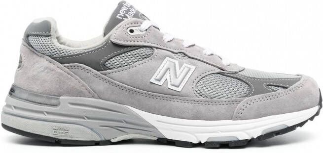 New Balance Sneakers met logopatch Grijs
