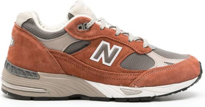 New Balance MADE in UK 991v1 suede sneakers Oranje
