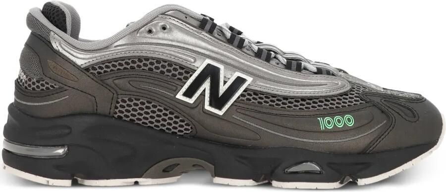 New Balance 1000 sneakers met mesh vlak Zwart