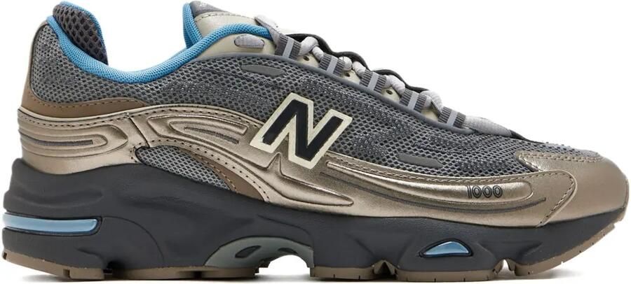 New Balance 1000 sneakers met metallic mesh Blauw