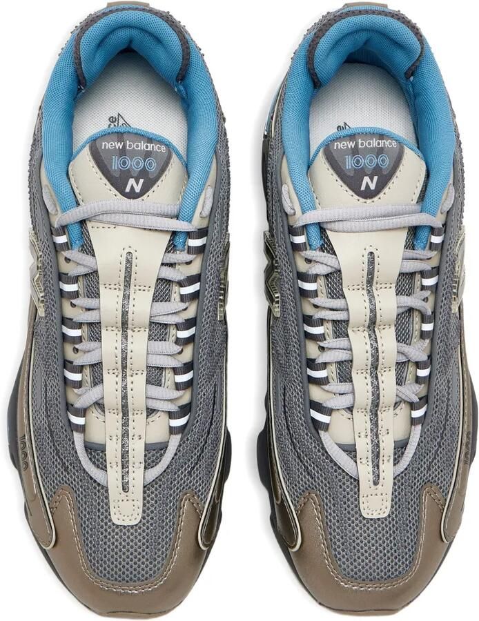 New Balance 1000 sneakers met metallic mesh Blauw - Foto 3