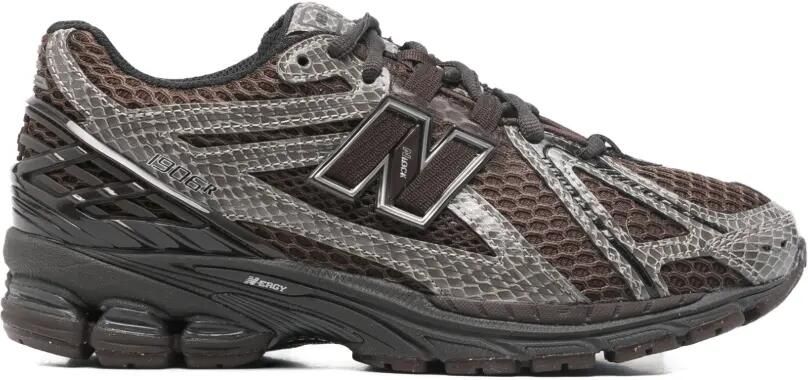 New Balance 1906R sneakers met slangen-effect Bruin