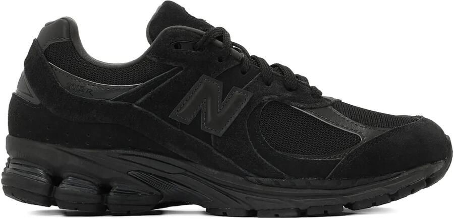 New Balance 2002R "Triple Black Suède" sneakers Zwart