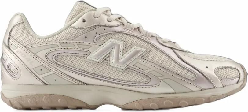 New Balance 204L v1 metallic-finish sneakers Beige