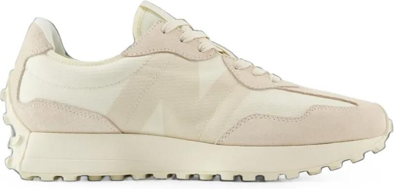 New Balance 327 suede-panelled sneakers Geel