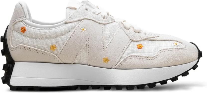 New Balance 327 sneakers met geborduurde bloe Wit