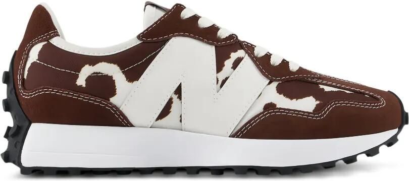 New Balance 327 sneakers met koeienprint Bruin
