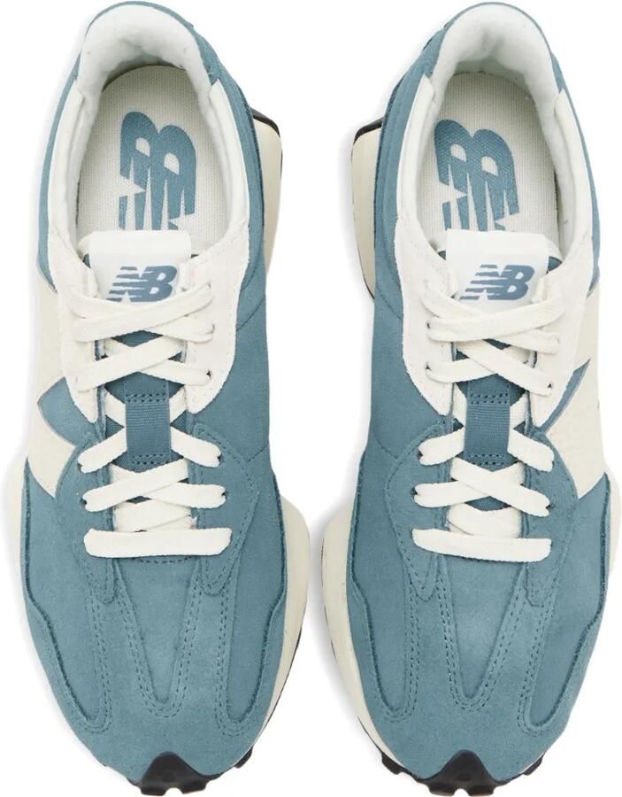 New Balance 327 suède sneakers met vlakken Blauw - Foto 3