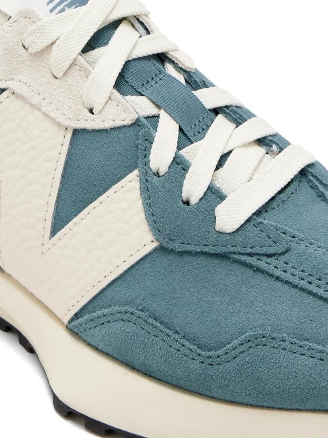 New Balance 327 suède sneakers met vlakken Blauw - Foto 4