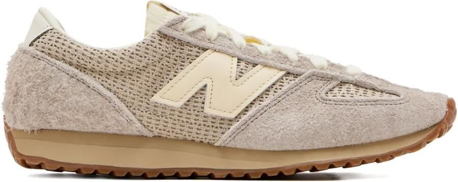New Balance 740 sneakers met logoplakkaat Beige