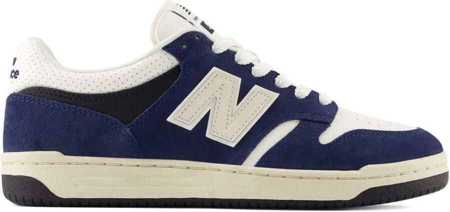 New Balance 480 suède leren sneakers Blauw