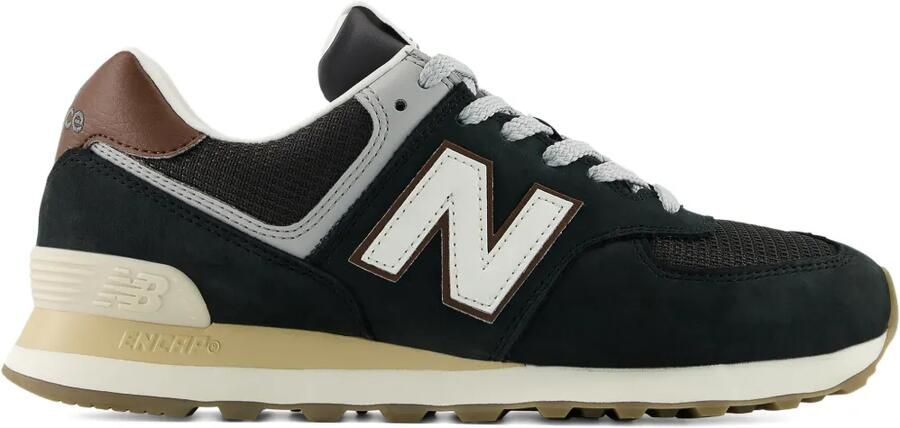 New Balance 574 sneakers met logodetail Bruin