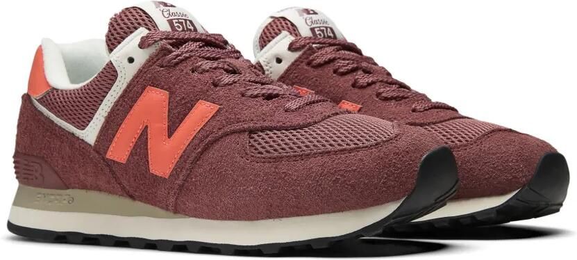 New Balance 574 sneakers met logodetail Rood