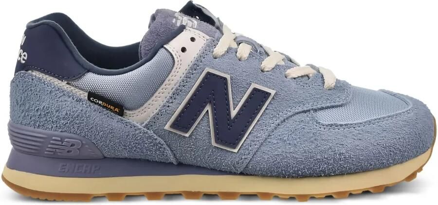 New Balance 574 suède sneakers Blauw