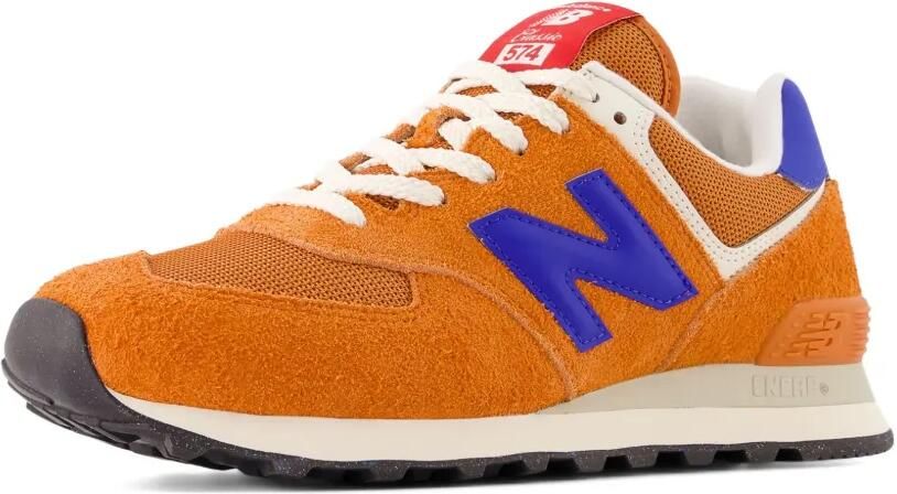 New Balance 574 suède sneakers met logo Oranje - Foto 3